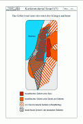 Material Erste Könige Israels - Karte Größenvergleich